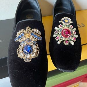 Versace loafer with cristals